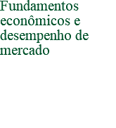 Fundamentos econômicos e desempenho de mercado 