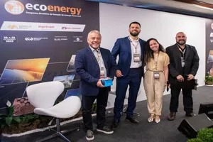 Marcelo Feretto, da AlphaInfra Energia foi um dos sorteados com brindes oferecidos pela Real Grandeza